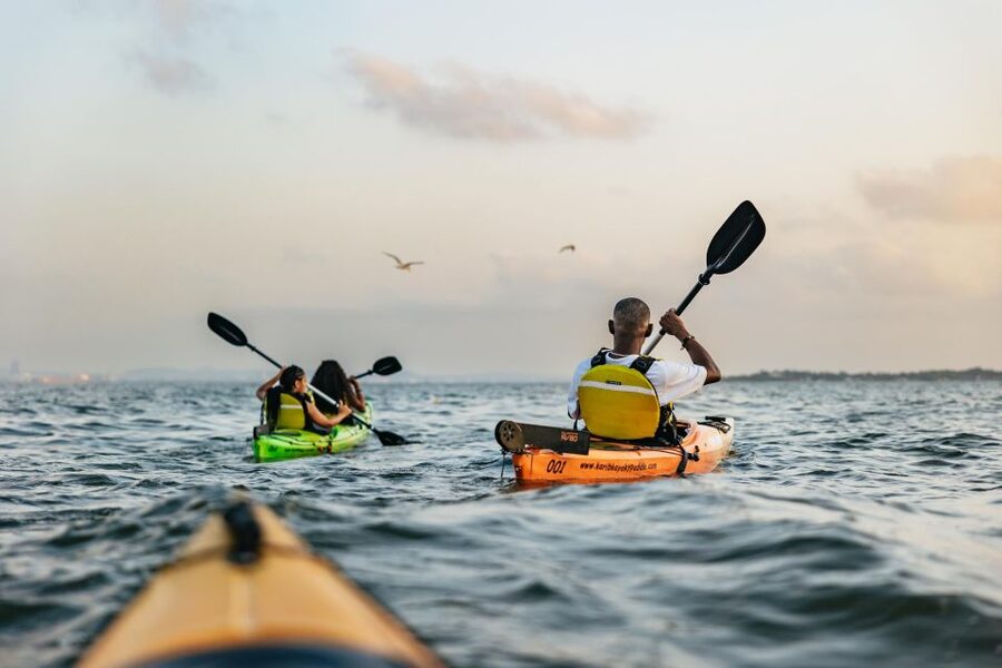 Cartagena: Sunset Sea Kayaking Tour - Timing reality: you may bob a bit while waiting for the sky
