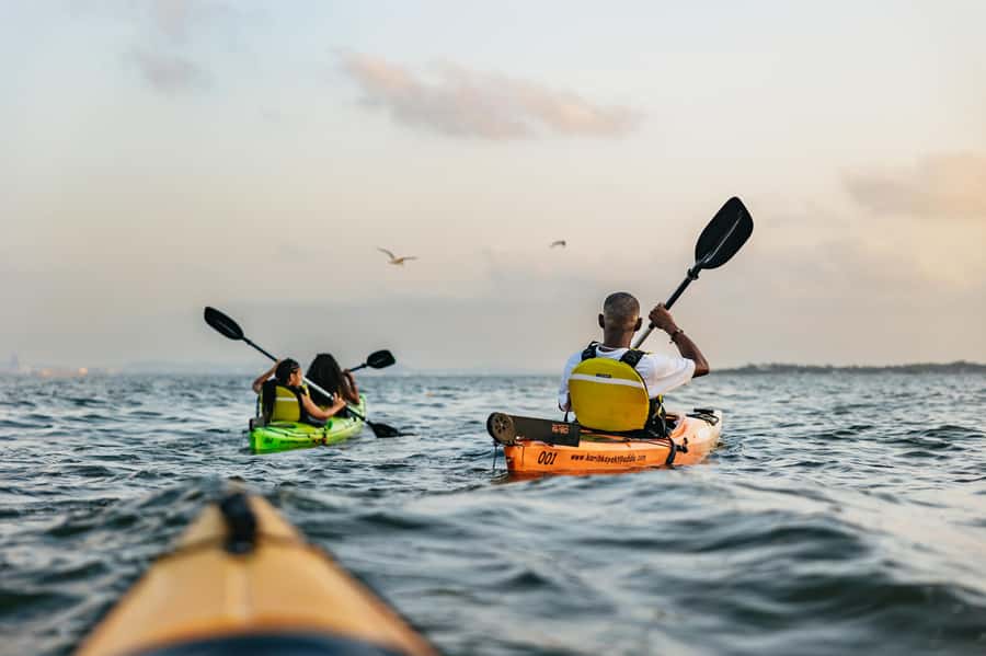 Cartagena: Sunset Sea Kayaking Tour - Meeting Karib kayak & paddle center and getting geared up
