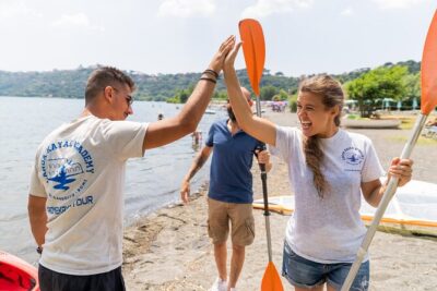 Castel Gandolfo Kayak Tour with Wine and Food Tasting - From Anagnina to the lake: logistics that save your energy