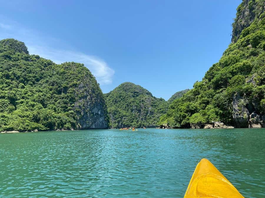 Cat Ba: Lan Ha and Ha Long Bay Boat Tour with Kayaking, Cave - Snorkeling around Ba Trai Dao: marine life viewing with gear included