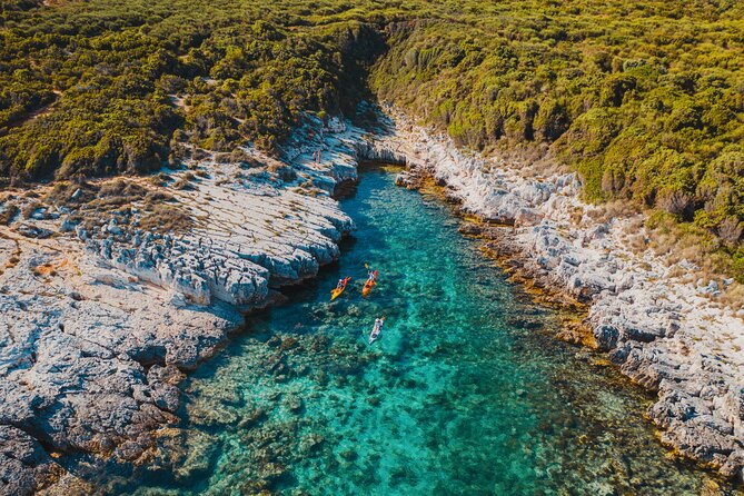 Cave Adventure near Pula by Kayak - Sea tunnel to cave: turquoise light, snorkeling time, and the swim requirement