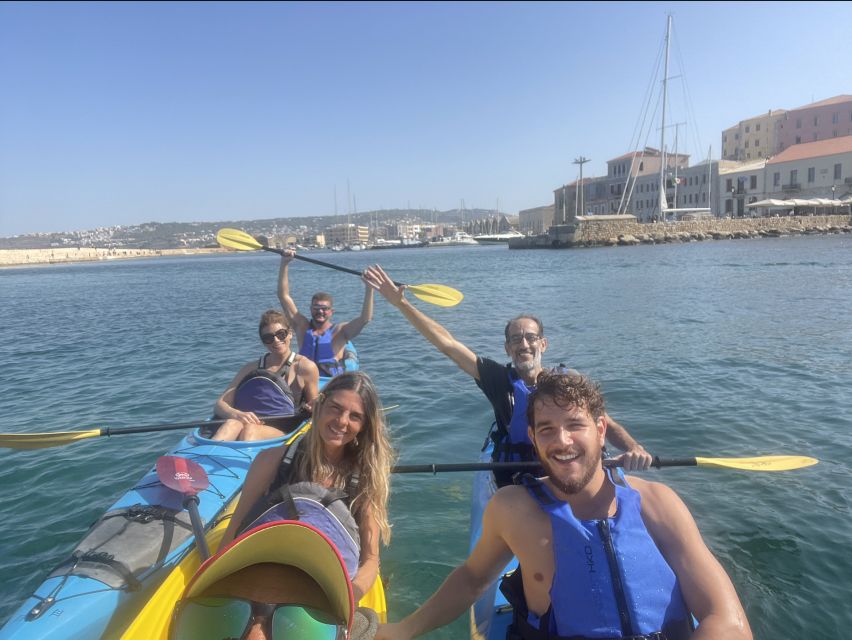 Chania: Morning Sea Kayak Tour Along the Coastline - Entering the Venetian Port: shipyards and Giali Tzami from sea level