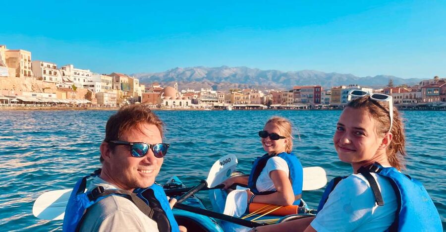 Chania: Morning Sea Kayak Tour Along the Coastline - Chania Lighthouse: your photo moment isn’t accidental