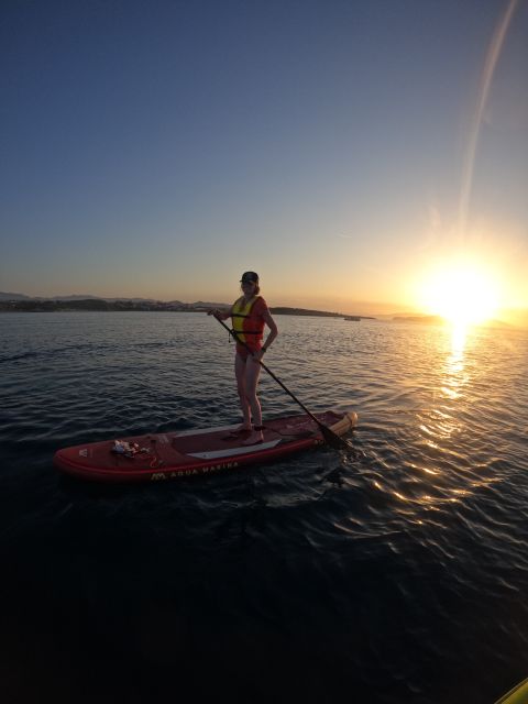 Chania: Stand-up Paddleboard Coastal Sunset Experience - Cruising the coast as the light turns golden