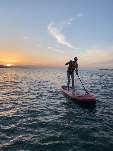 Chania: Stand-up Paddleboard Coastal Sunset Experience - The warm-water swim break (and why it feels different at dusk)