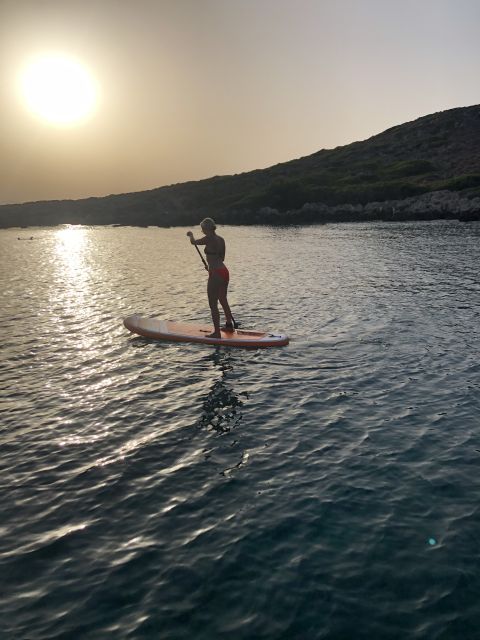 Chania: Stand-up Paddleboard Coastal Sunset Experience - Lazareta island, local stories, and sea-life surprises