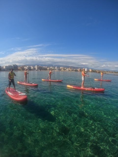 Chania: Stand-up Paddleboard Tour to Lazareta Island - Swimming and snorkeling in crystal-clear water