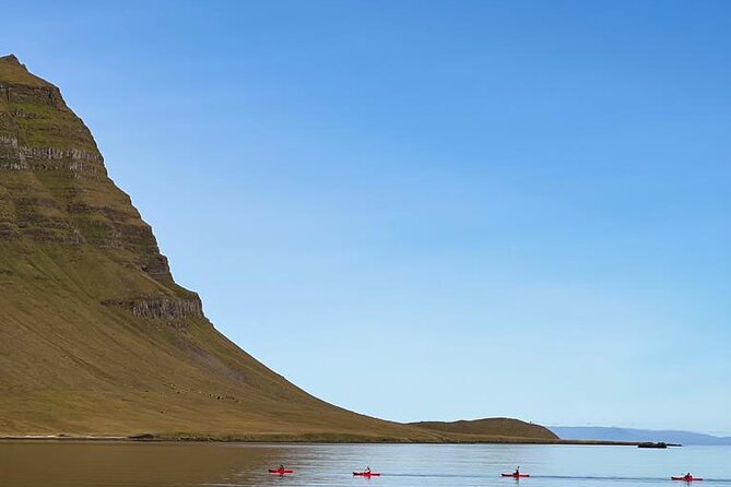 Classic Kayaking Adventure by Mt. Kirkjufell - Small group kayaking means more help and easier sightseeing