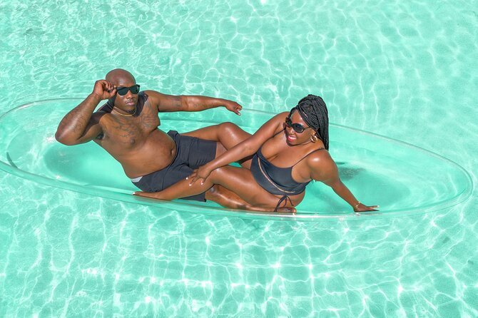 Clear Kayak Beauty Photoshoot Montego Bay Jamaica - The drone shots: getting the above-view photos you’d normally miss