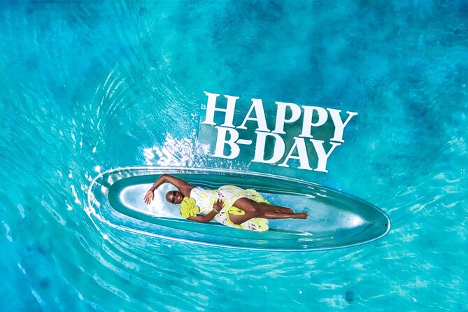 Clear Kayak Drone Photo Shoot and Video in Montego Bay - The Champagne Bonus for Birthdays and Anniversaries