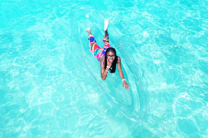 Clear Kayak Drone Photoshoot in Grand Turk, Turks and Caicos - Beach time after the shoot: rum punch discounts and local food