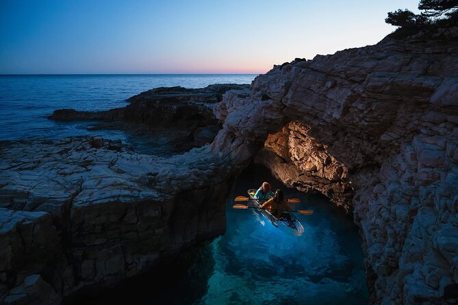 Clear Kayak Glow Night Tour - Heading toward Fratarski: what the route feels like