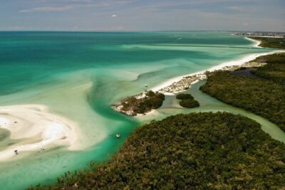 CLEAR Kayak Sunset & Light Tour - Bonita Springs / Ft Myers Beach - Paddling Through Mangroves to a Quiet Water-Only Beach