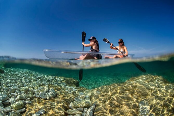 Clear Kayak Tour to Canyon, Island Cliffs & small Cave - Transparent Kayaks Over Pula: What Makes This 2-Hour Trip Worth It
