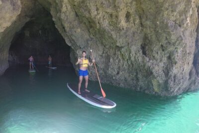 Cliffs & Caves Stand Up Paddle Adventure - The 2-hour flow: lesson, cave passes, then a calm beach break