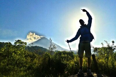 Colima Volcano Trekking Plus Kayaking in a Crater Lake - The 1500-meter trek: coffee country, river bottoms, and crossings