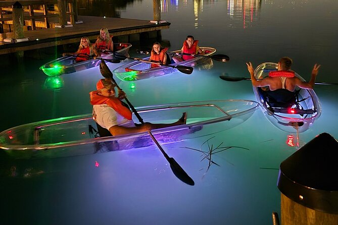 Comb Jelly Bioluminescence Clear Kayak Glow Tour - Clear kayak vs paddleboard: what the experience feels like