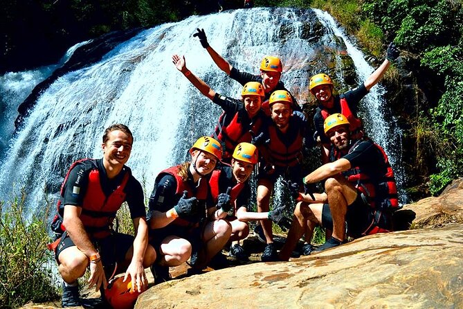Combo Activity Trekking, Sup Paddling, Camping and Canyoning - Canyoning/abseiling in Da Lat: the adrenaline part you’ll remember