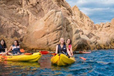 Costa Brava Kayak & Snorkel Tour + Picnic from Barcelona - The Beach Setup in Platja d’Aro: What You Do Before You Paddle