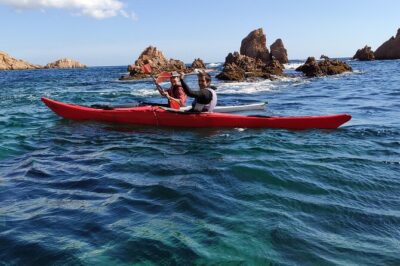 Costa Brava - Sant Feliu de Guíxols / Sea Kayak Morning Tour - The training that makes single-kayak paddling feel doable