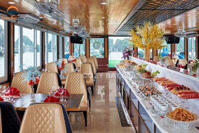 Cozy Bay Halong 5-Star Day Cruise, Buffet, Cave, Kayak, Swimming - Hanoi to Hai Duong pearl stop: stretch your legs, learn a little