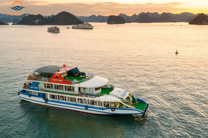 Cozy Bay Halong 5-Star Day Cruise, Buffet, Cave, Kayak, Swimming - Crowds, delays, and how to make the day smoother