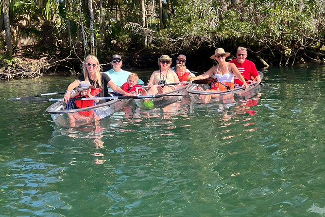 Crystal River Sunset Glow Clear Kayak Manatee Tour Free Photos - All-clear kayaks on Kings Bay: seeing wildlife up close without crowds