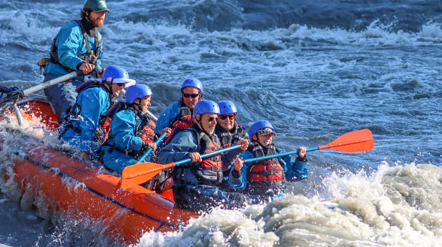 Denali, Alaska: Canyon Wave Raft Class III-IV Paddle/Oar - Nenana River Class III–IV: what the Canyon Wave ride is really like