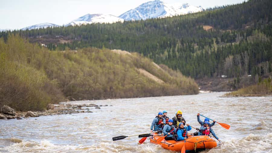 Denali, Alaska: Canyon Wave Raft Class III-IV Paddle/Oar - Gear that matters in Alaska: dry suit, helmet, and warmth planning