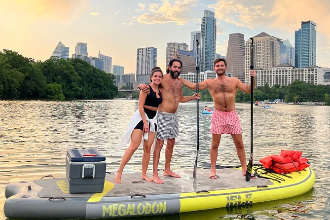 Downtown Austin Giant Paddleboard Sunset Tour with Bats - Where You Meet (5 East Ave) and Why Setup Matters