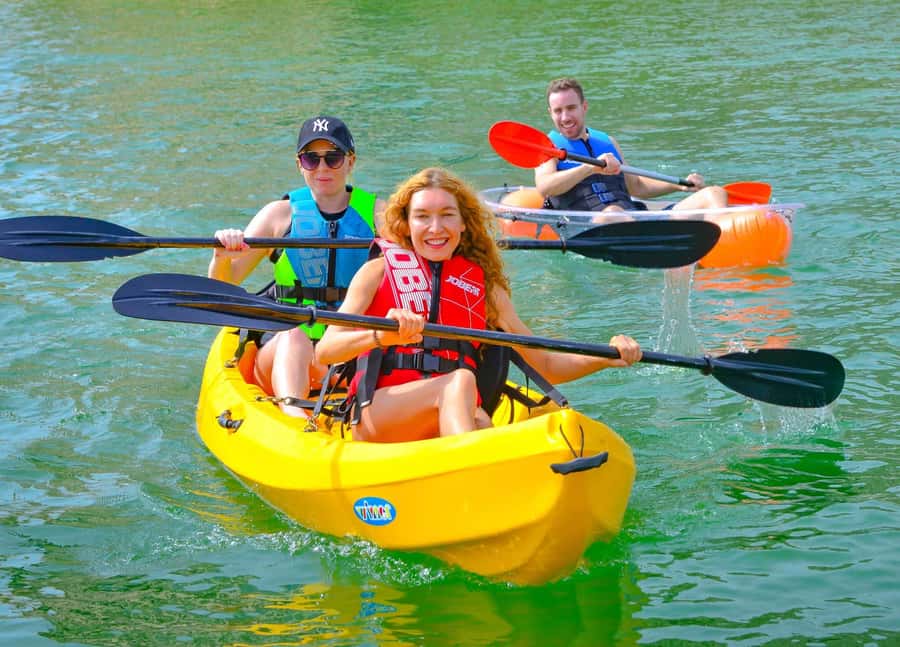 Dubai: 1-hour Kayaking or Stand Up Paddle at Dukes The Palm - Picking Your Ride: Solo Kayak, Double Kayak, or Stand-Up Paddle