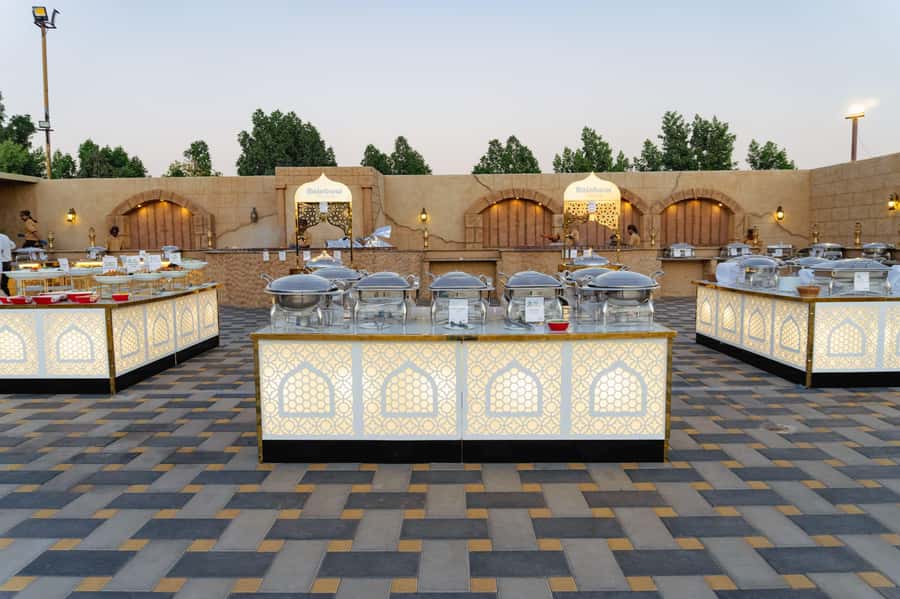 Dubai: Desert Safari or Hatta Tour with Kayaking - Option 1: Lahbab Desert Safari With 4x4 Dune Bashing and Dinner Shows