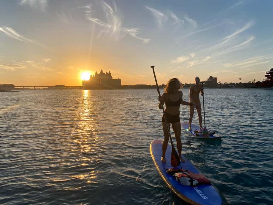 Dubai: Palm Jumeirah Paddle Boarding Tour - Key highlights you’ll notice right away