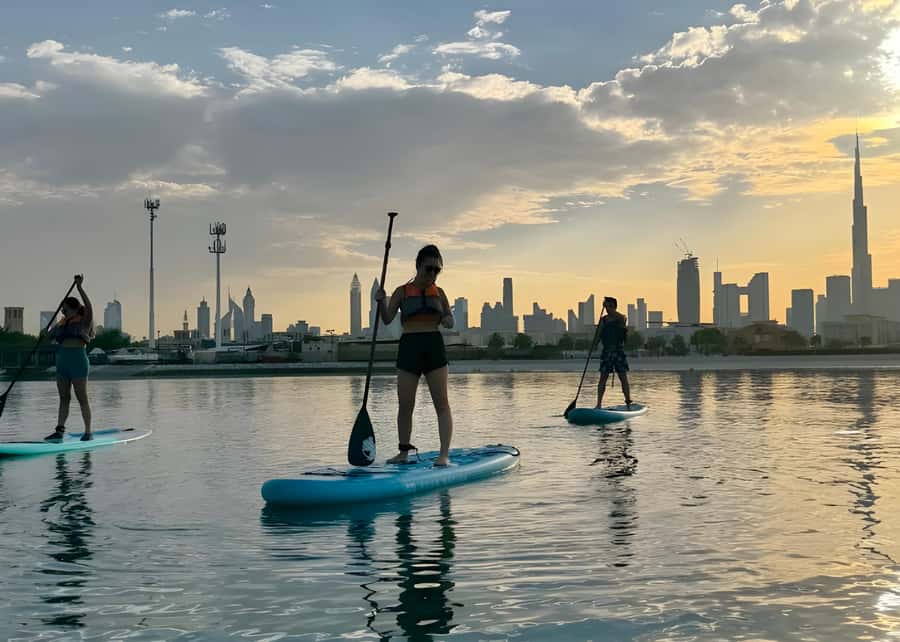 Dubai: Stand-Up Paddle Boarding with Burj Khalifa View - Who Should Book This Paddle Boarding Trip