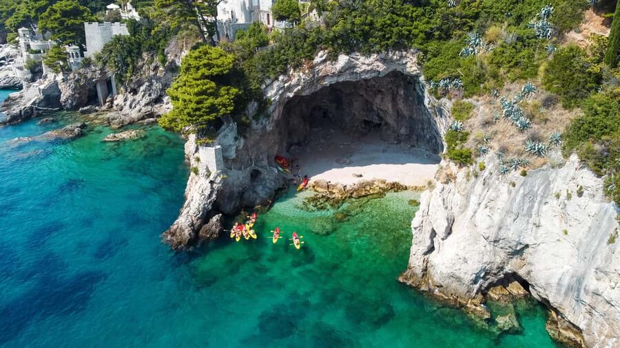 Dubrovnik: 2- or 3-Hour Morning Sea Kayaking & Snorkel Tour - Betina Cave snorkel break: 30–40 minutes in clear Adriatic water