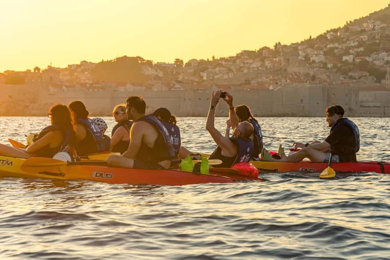 Dubrovnik: Guided Sunset Sea Kayaking with Snacks and Wine - Lokrum Island sunset viewpoint: wine, photos, and slowing down