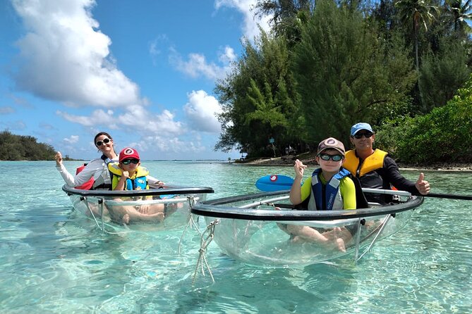 Eco guided excursion to the lagoon of Moorea in a transparent kayak Afternoon 2h - Why a transparent kayak works so well in Moorea’s lagoon
