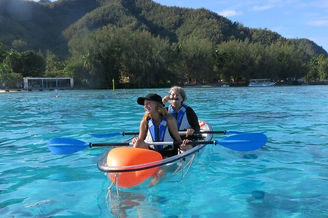 Eco guided excursion to the lagoon of Moorea in a transparent kayak Afternoon 2h - Price and value: does $60.73 feel fair for two hours?