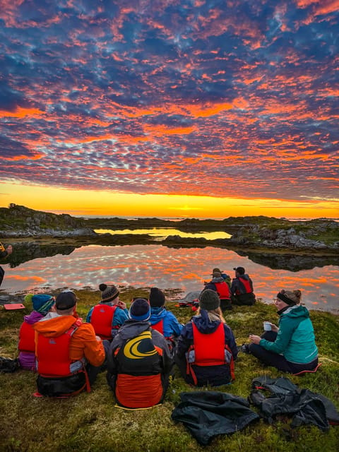 Eggum: Lofoten Islands Midnight Sun Kayak Tour - The island stop for hot drinks: where the trip slows down