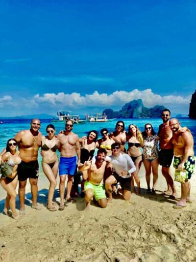 El Nido: Big Lagoon Kayaking & Island Adventure - Seven Commandos Beach: the palm-lined breather
