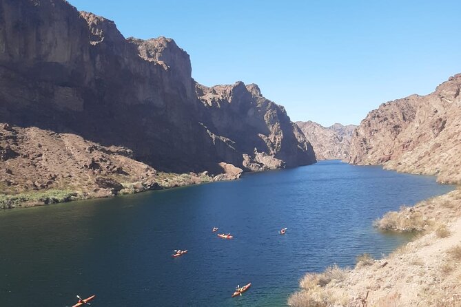 Emerald Cave Kayaking Tour from Las Vegas, Best Dam 1/2 Day Trip - Kayaking past Willow Beach Fish Hatchery and other stopovers