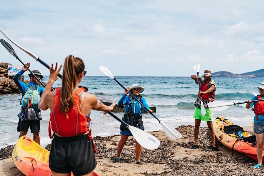 Es Figueral: Guided Kayaking and Snorkeling Tour - Illot de s’Or and the sea-only reach: where the route turns special
