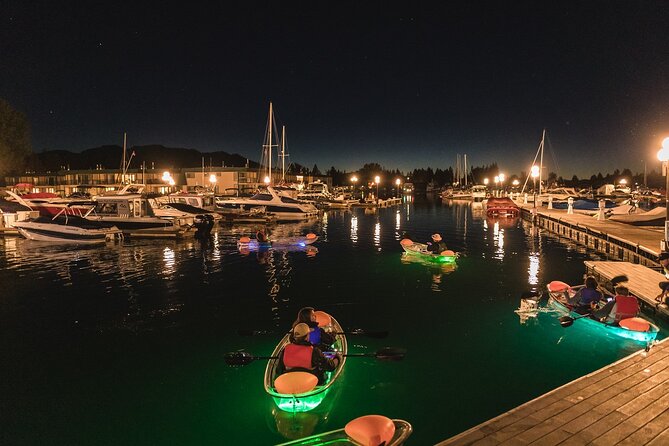 Evening LED Glow Clear Kayak Tour in Lake Tahoe - The 2-hour flow: what happens from launch to return