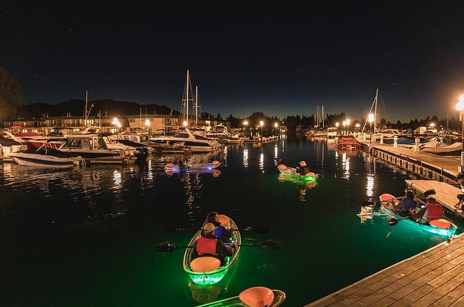 Evening LED Glow Clear Kayak Tour in Lake Tahoe - Your “floating light show”: gear that matters more than you think