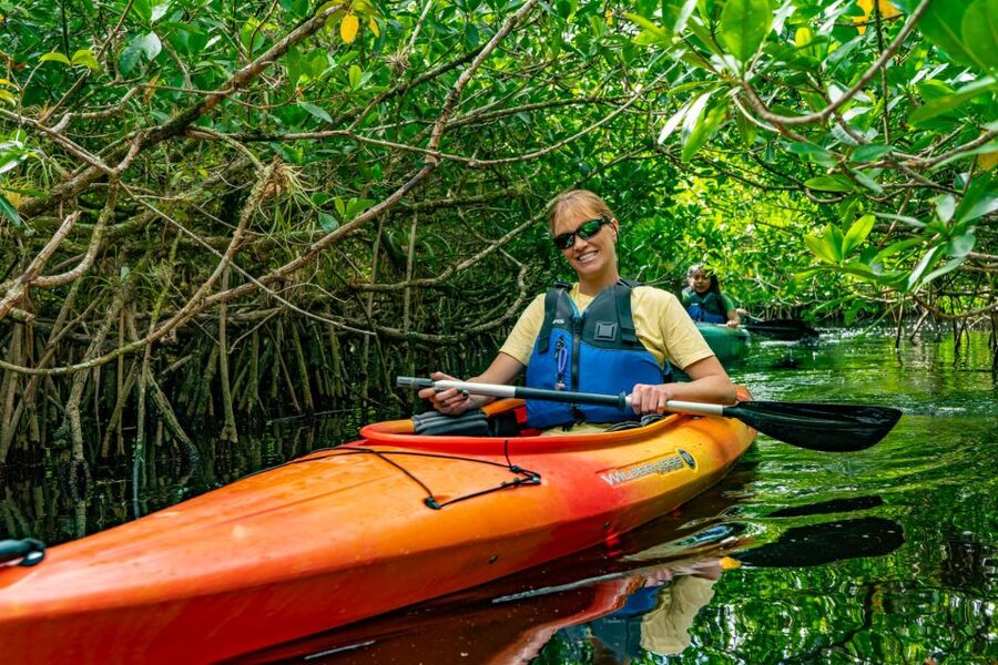 Everglades City: Guided Kayaking Tour and Airboat Ride - Getting oriented in Everglades City: check-in and the kayak setup