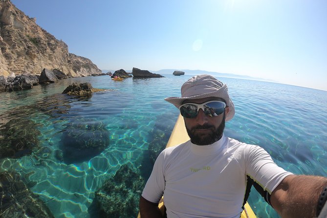 Exclusive Private Kayak Tour at Devil's Saddle in Cagliari - Poetto: easing into the water with the right coastal rhythm