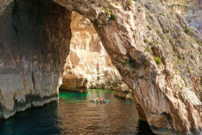 Explore Malta’s Blue Grotto by SUP - Meeting at Yoga Malta in Il-Qrendi: what your morning looks like