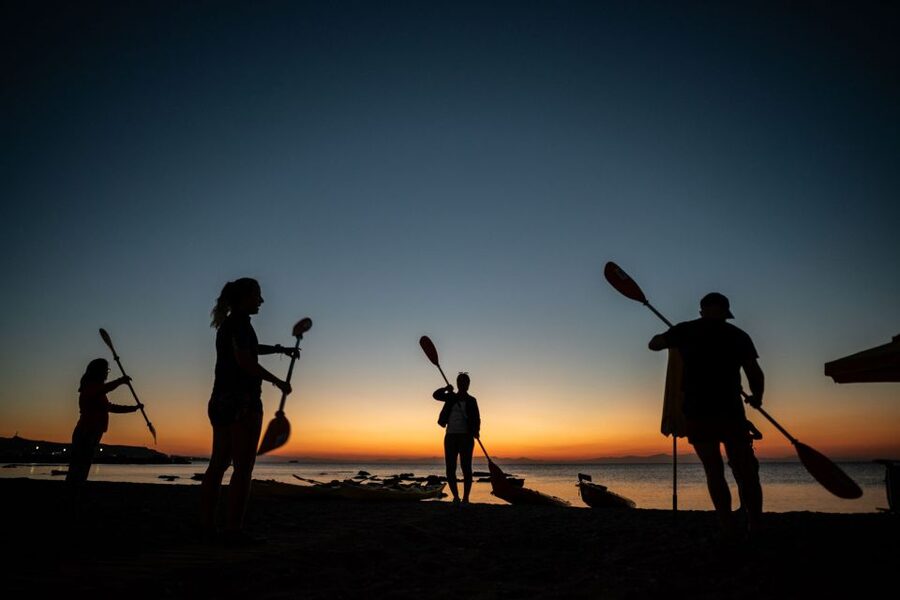 Faliraki: Sunrise Sea Kayaking Experience with Breakfast - Seal’s Cave on the return paddle: scenery without the extra hiking