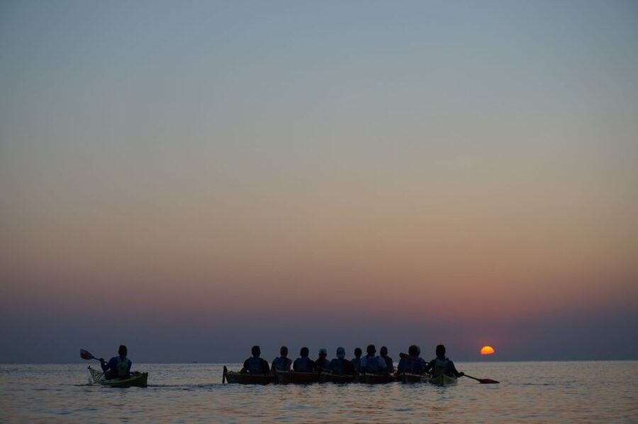 Faliraki: Sunrise Sea Kayaking Experience with Breakfast - The sunrise stop at Anthony Quinn’s Bay: why first light from water hits different