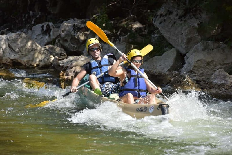 Family Canoe/Kayak Trip on the Ardèche: 3 hours - about 12 km - Quick Key Points at a Glance